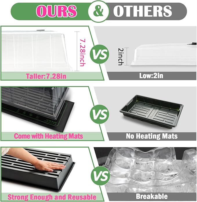 4-Pack 1020 Seed Starter Trays - Image 3