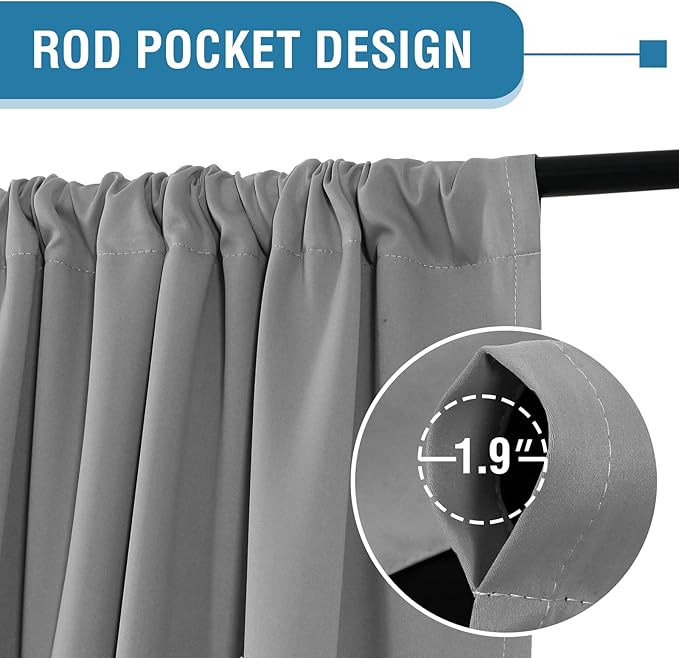 H.VERSAILTEX 100% Blackout Curtains - Image 3
