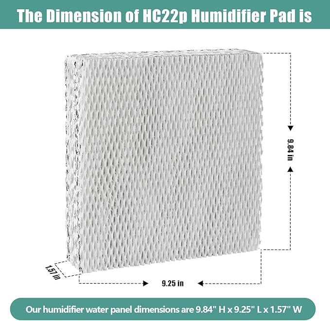 HC22P Whole House Humidifier Filter Pad Replacement Filter Wicks Compatible - Image 5