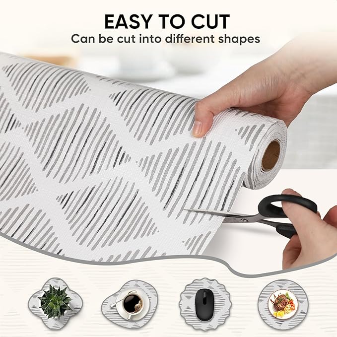 Shelf Liners Cabinet Liner Drawer Liner 12in X 13ft Non Adhesive Non-Slip Easy - Image 2