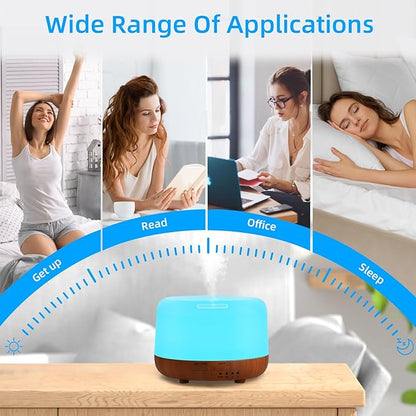 300ML Essential Oil Diffuser Aromatherapy Diffuser, Quiet 8 Hours Operation - Image 8