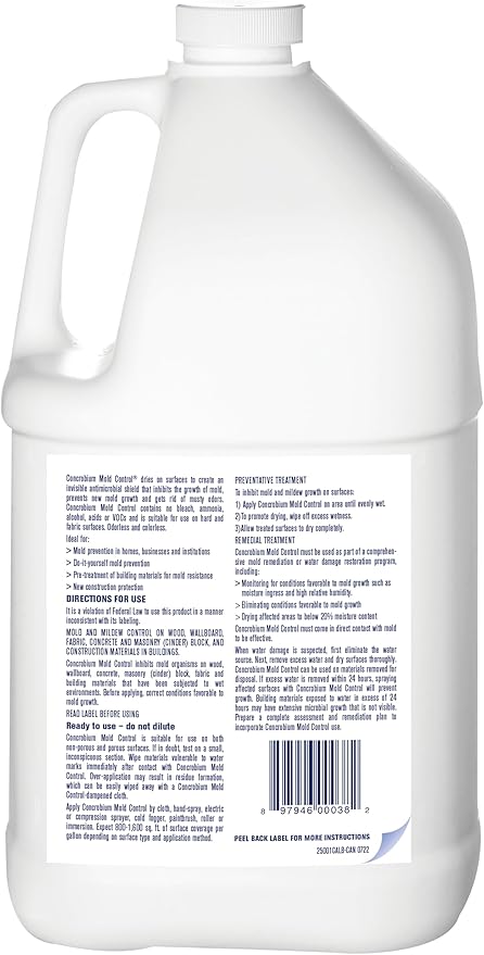 Concrobium Mold Control, 1 Gallon Refill, Eliminates and Prevents Mold - Image 7