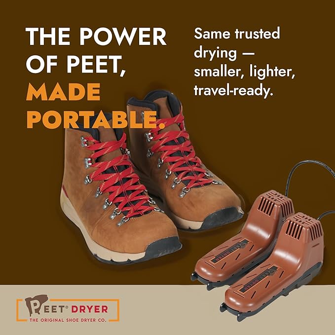 PEET, Power Plus Dryer, Lightweight & Portable Boot Dryer, Travel Shoe Dryer - Image 2