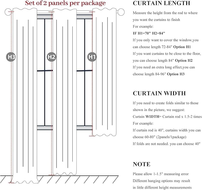 Baby Pink Blackout 102 Inch Long Curtains - Image 7