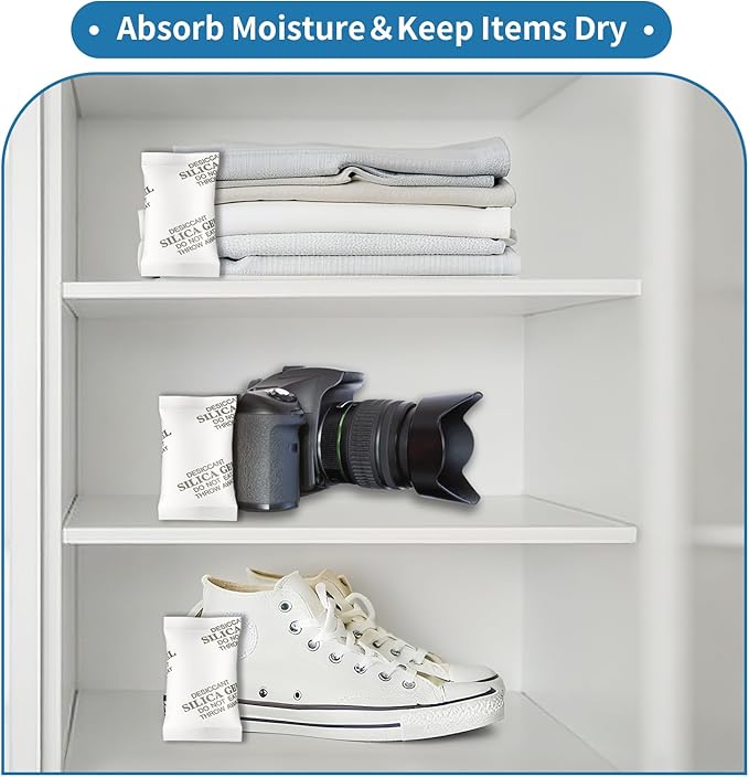 MakMeFre 2Gram Food Grade Moisture Absorbers Silica Gel Packs Desiccant - Image 6