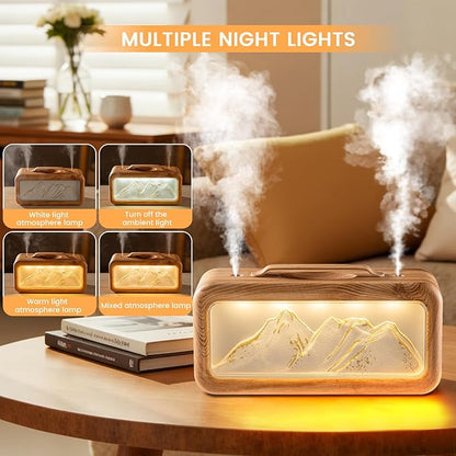 HEEYCEM Humidifiers for Bedroom, 600ml Cool Mist Humidifier - Image 5