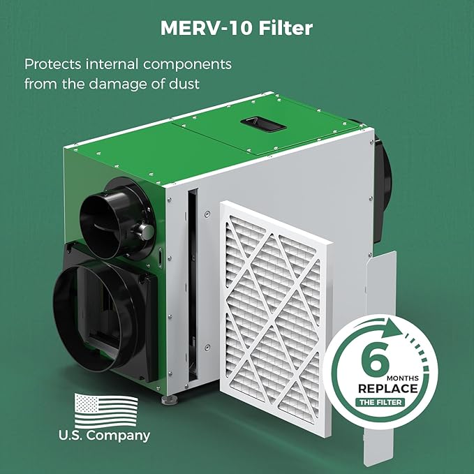 Whole House Dehumidifier, 180 Pint - Image 8