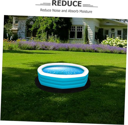 Toyvian Non-Slip Hot Tub Felt Mat Round Waterproof Cushion Pad - Image 3