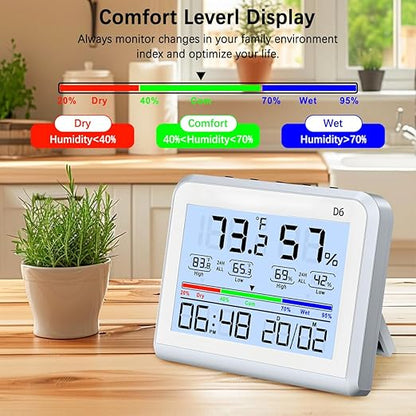 Digital Room Thermometer Indoor, Hydrometer Humidity Meter - Image 3