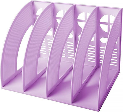 Marte Vanci Magazine File Holder Vertical PP Folder Book Desktop Organizer by MarteVanci