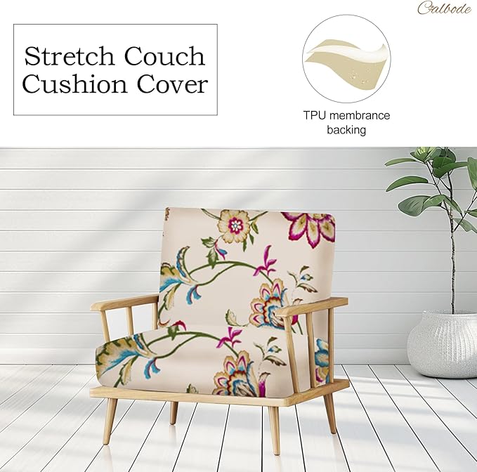 14pcs Single Seat Floral Print Outdoor Couch Cover, Waterproof Elastic - Image 4