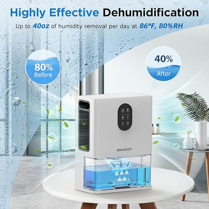 Dehumidifier, 106 OZ Water Tank Dehumidifiers - Image 5