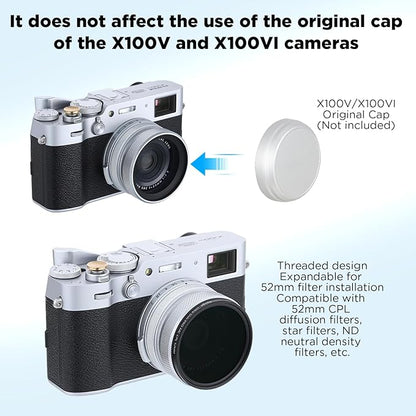 Haoge LUV-X54W Metal Lens Hood - Image 5