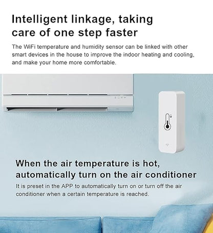 4-Pack WiFi Temperature Humidity Sensor: Indoor Thermometer Hygrometer - Image 6