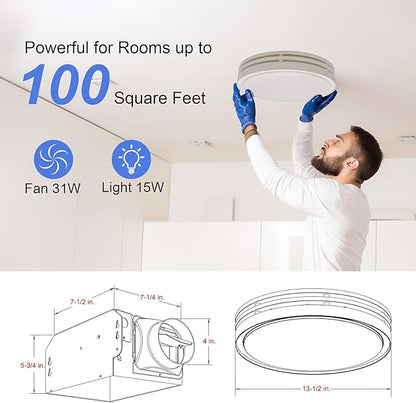 Akicon Bathroom Exhaust Fan - Image 2