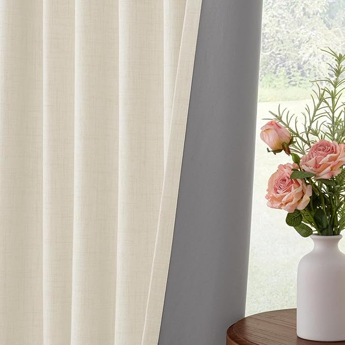 INOVADAY Thermal Sliding Door Curtains 100% Blackout Curtains - Image 5