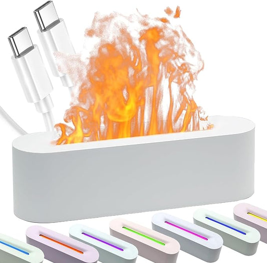 Essential Oil Diffuser, Fireplace Fire Flame Aromatherapy Diffuser, 150ml by Unknown