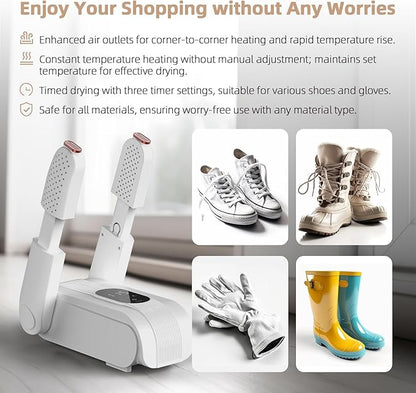 Portable Shoes Boots Dryer, Versatile Footwear Warmer - Image 3