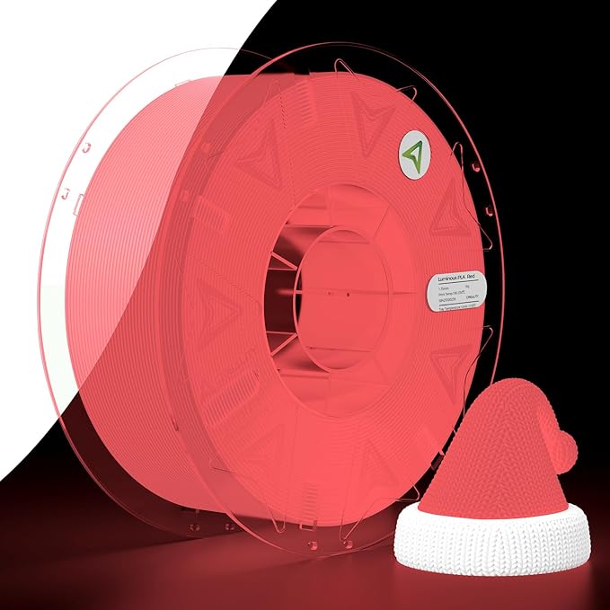 Creality 3D Luminous PLA Printer Filament, Halloween Decor, Glow in The Dark by Creality
