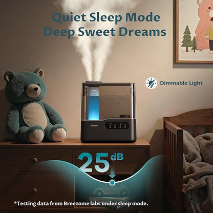 BREEZOME 5L Humidifiers for Bedroom Large Room, 36H Top Fill Cool Mist - Image 5