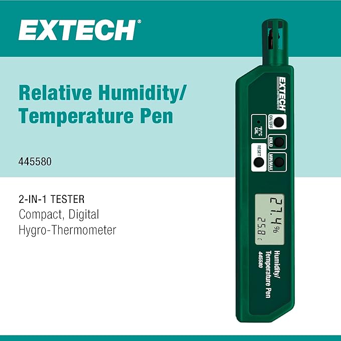 Extech 445580 Humidity and Temperature Pen - Image 2