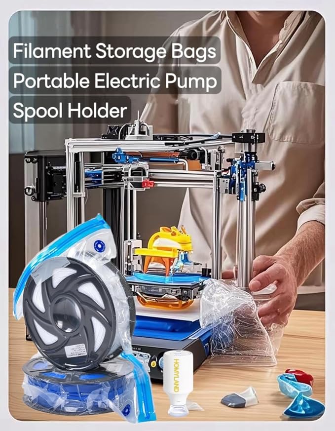 3D Filament Storage Bags with Electric Pump, Dust Proof, Humidity Resistant - Image 2