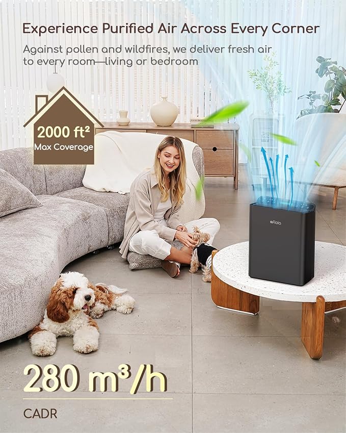 Afloia Air Purifier for Home Large Room Bedroom Up to 2000Ft² - Image 2