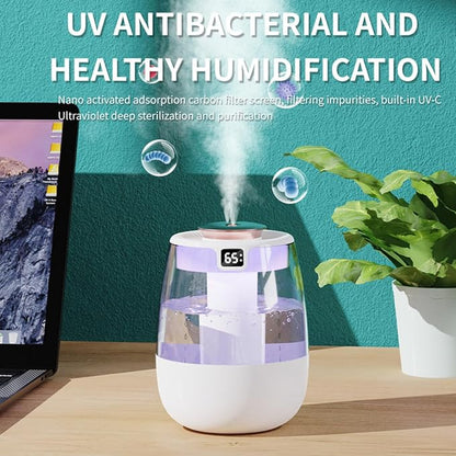 Humidifier for Bedroom, 1.8L Cool Mist Humidifier - Image 5