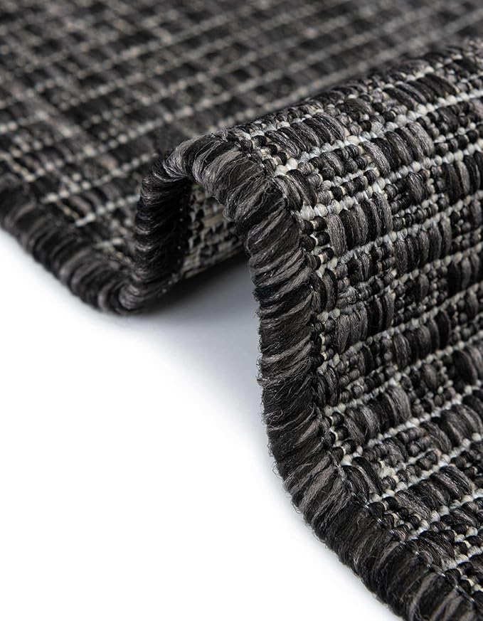 Unique Loom Collection Casual Transitional Solid Heathered Indoor/Outdoor - Image 6