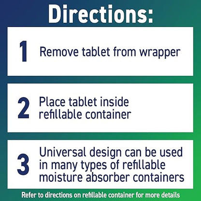 Concrobium 378489 Moisture Grabbers Moisture Absorber Refill Tablets, 4 Tablet - Image 6
