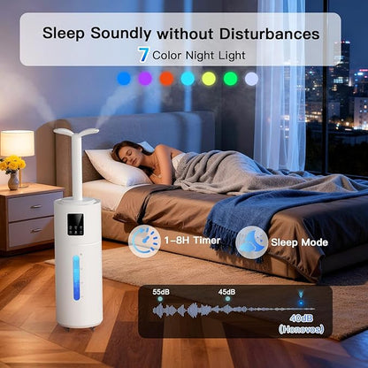 Smart Humidifiers for Large Room Bedroom Home 1800 sq.ft, 17L/4.5Gal Large - Image 6