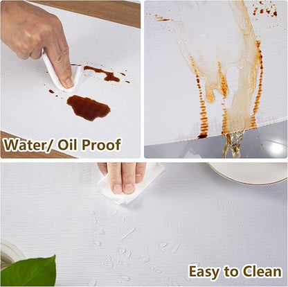Shelf Liner, 11.8 Inches x 40 FEET Non-Slip Kitchen Cabinet Liner, Washable - Image 7