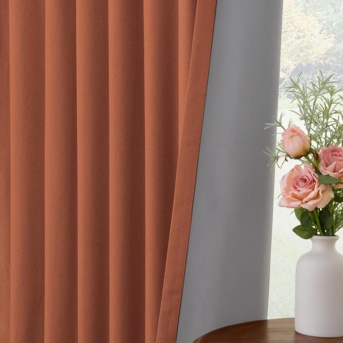 INOVADAY Thermal Sliding Door Curtains 100% Blackout Curtains - Image 5