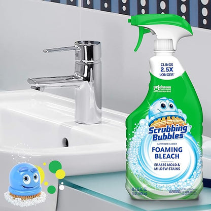 Scrubbing Bubbles Foaming Bleach Bathroom and Shower Cleaner Disinfectant Spray - Image 6
