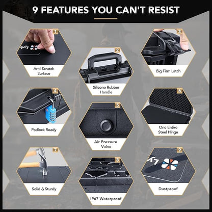 Lykus HC-4610 Waterproof Hard Case - Image 5