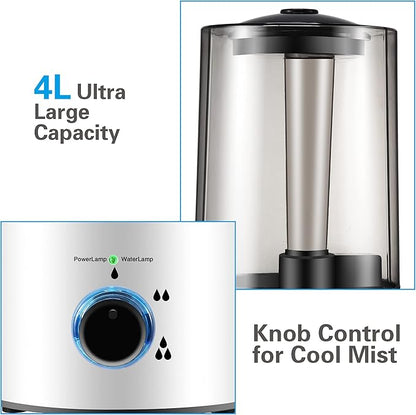Dreyoo Reptile Humidifier Fogger, 4L Cool Mist Fog Mister - Image 3