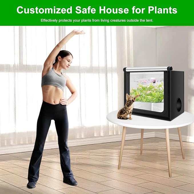 MELONFARM 24"x16"x20" Grow Tent, Double Transparent Viewing Door Indoor Grow - Image 6