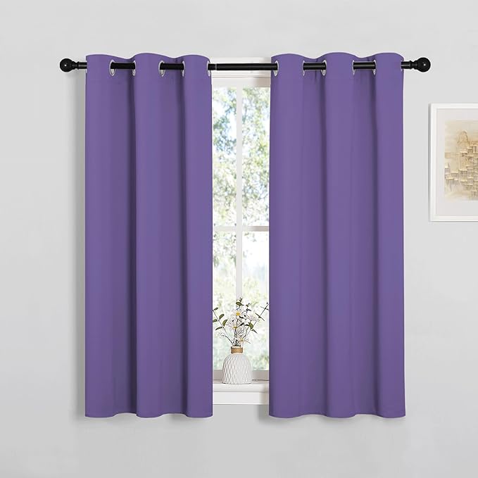 NICETOWN Bedroom Curtain Panels Blackout Draperies, Thermal Insulated Solid by NICETOWN