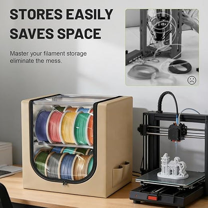 3D Filament Dry Storage Box, 2-Tier Metal Rack - Image 5
