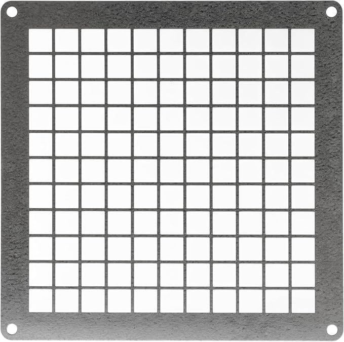 Repa Market 6" x 6" Inch Galvanized Steel Rectangular Crawl Space Vent Grid by RepaMarket
