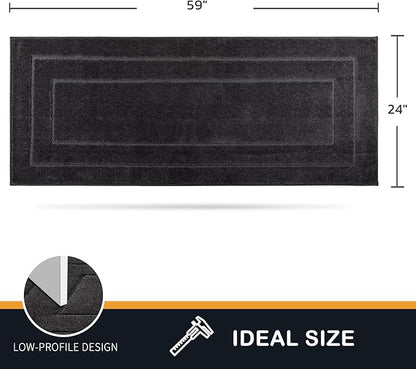 PURRUGS Dirt Trapping Door Mat 24" x 59", Non-Slip/Skid Machine Washable - Image 2