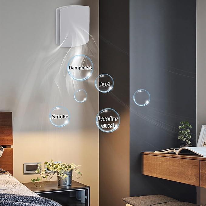 Bathroom Exhaust Fan, 6 inch Silent Ceiling and Wall Mount Ventilation Fan - Image 2