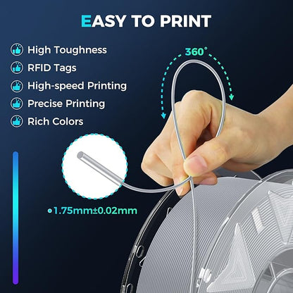 Creality Hyper PLA Filament RFID 3D Printer Filament:High Speed 30-600mm/s - Image 6