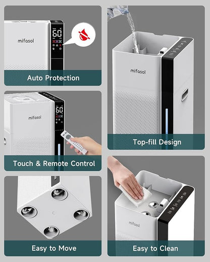 Mifasol Humidifier Large Room, 5.3Gal/20L Large Humidifiers - Image 6