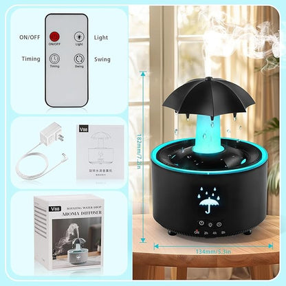 Humidifier for Bedroom, Rotating Umbrella Diffuser - Image 7