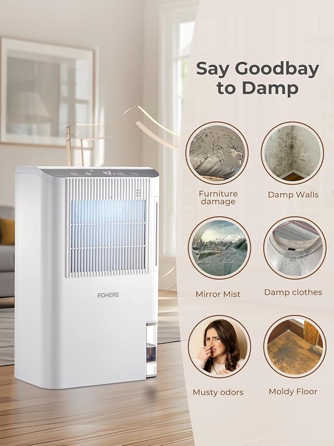 Dehumidifier for Home 1000 Sq.Ft, 85OZ Dehumidifiers for Basement Bedroom - Image 8