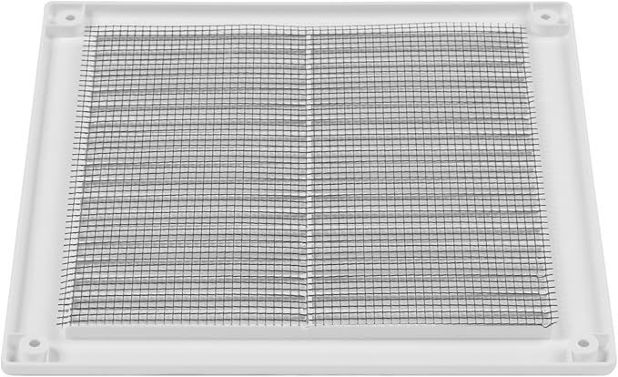 10" x 10" Square Air Vent Cover – White Plastic Vent Deflector - Image 8