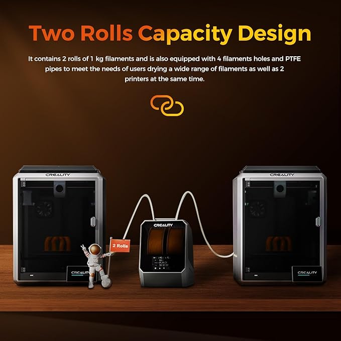 Creality Filament Dryer, Space Pi Filament Storage Box -Double 360° Heating - Image 7