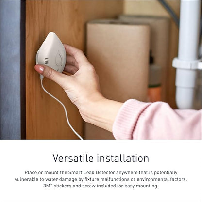 Moen White Flo Smart Water Leak Detector, Water Sensor Alarm - Image 4