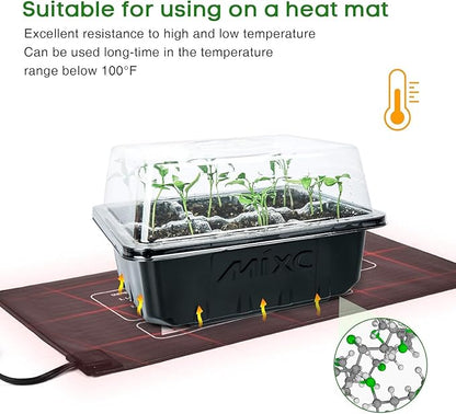 MIXC 10 Packs Seed Starter Tray Seed Starter Kit - Image 4